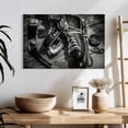 thumbnail image 3 of Elephant Stock Old Hockey Wall Art - Horizontal Canvas Wall Art - Living Room Wall Decor - Sports Canvas - Gray And Black Decor - 24" x 16", 3 of 8