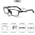 thumbnail image 3 of Gafas Deportivas de Plástico y Titanio, Montura Flexible Ligera Reemplazable, Funcionalidad Deportiva de Estilo Diario, 3 of 7