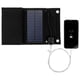 thumbnail image 2 of El cargador solar plegable de 5 es conveniente para llevar Fuente de alimentación de CC de 12 V para exteriores, aventuras, senderismo, camping, viajes, 2 of 5