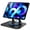 Black, variant on SXHELECOK 360° Rotating Tablet Stand for Desk, Height-Adjustable Foldable Metal Holder for 4-13 inch Tablets, Multi-Angle, Black