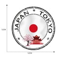 thumbnail image 4 of Fun Tokyo-Inspired Round Car Sticker - Creative Waterproof PVC Decal, 12x12cm, Durable Adhesive for Cars, Helmets, & More - Easy to Apply Decorative Accessory, 4 of 6