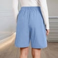 thumbnail image 6 of Admvng Women's Plus Size Summer Casual Shorts Breathable Soft Hiking Shorts with Pockets, 6 of 8