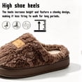 thumbnail image 5 of CHICVOMEY Slippers for Women Cozy Faux Fur House Shoes Memory Foam Fuzzy Slippers for Winter Warm Slippers Indoor House Slippers for Women, 5 of 8