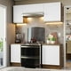 thumbnail image 2 of Cocina Integral 180cm Marrón/Blanco Glamy Madesa 12, 2 of 5