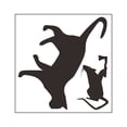thumbnail image 1 of Pegatinas Autoadhesivas Para Salón Con Dibujos Animados De Gatos Y Rincones Bonitos. Pegatinas Decorativas Para Rincones Del Hogar., 1 of 8