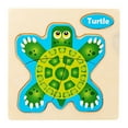 thumbnail image 1 of Wooden Puzzle 0.03 Young Children Traffic Dinosaur Puzzle Toy, 1 of 1