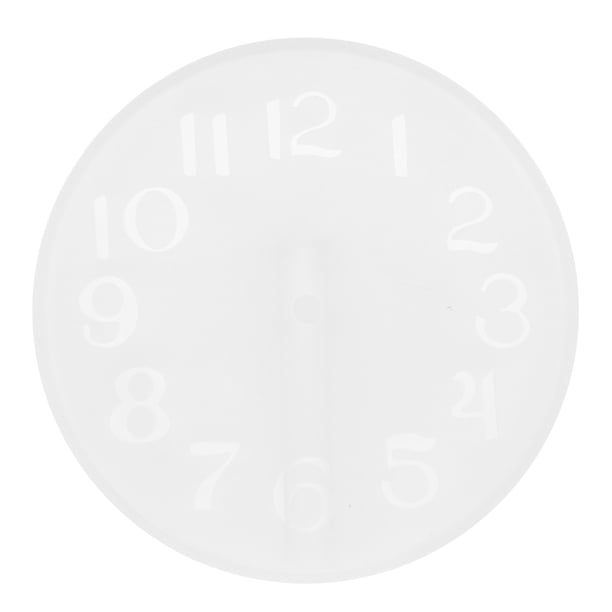BRIGHTFUFU 1pc Molde de reloj Molde de resina epoxi DIY Molde de fundición de reloj Molde de reloj manual