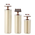 thumbnail image 4 of 3 PCs Wedding Paper Cardboard Flower Stand White Flower Stand Party Decoration Dessert Table Cylinder Display Rack, 4 of 13