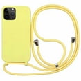 thumbnail image 1 of Crossbody Strap Lanyard Silicone Phone Case For iPhone 15 14 13 12 Mini 11 Pro Max Plus Candy Color Soft TPU Back Cover RJ, 1 of 7