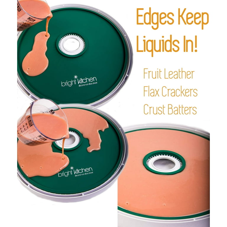 3 Edge Fruit Leather Silicone Dehydrator Sheets Compatible With Samson –