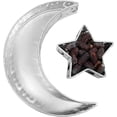 thumbnail image 1 of Home Festive Desktop Iron Moon Star Decorative Tray (White) 2 Pieces, 1 of 5