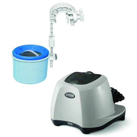 Intex Saltwater System for Pool with Intex Wall Mount Pool Surface Skimmer