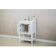 thumbnail image 2 of Eviva Tiblisi 24" White Modern/Transitional Bathroom Vanity with White Porcelain Sink, 2 of 2