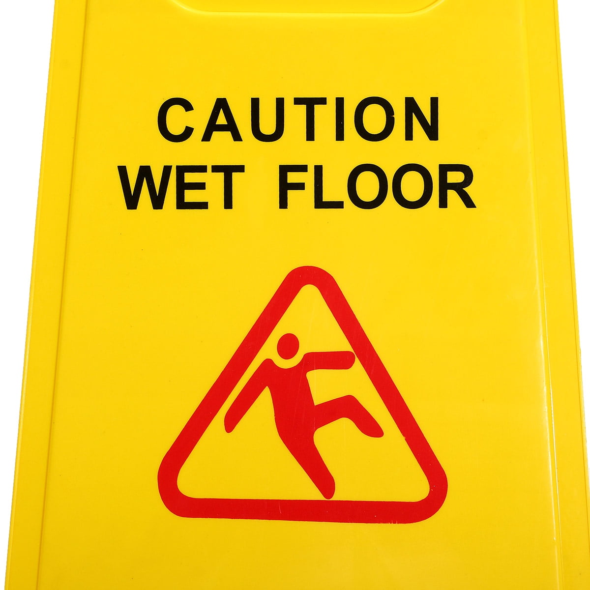 Caution Wet Floor Yellow Safety Sign Cleaning Slippery Warning Bright 2 Sided