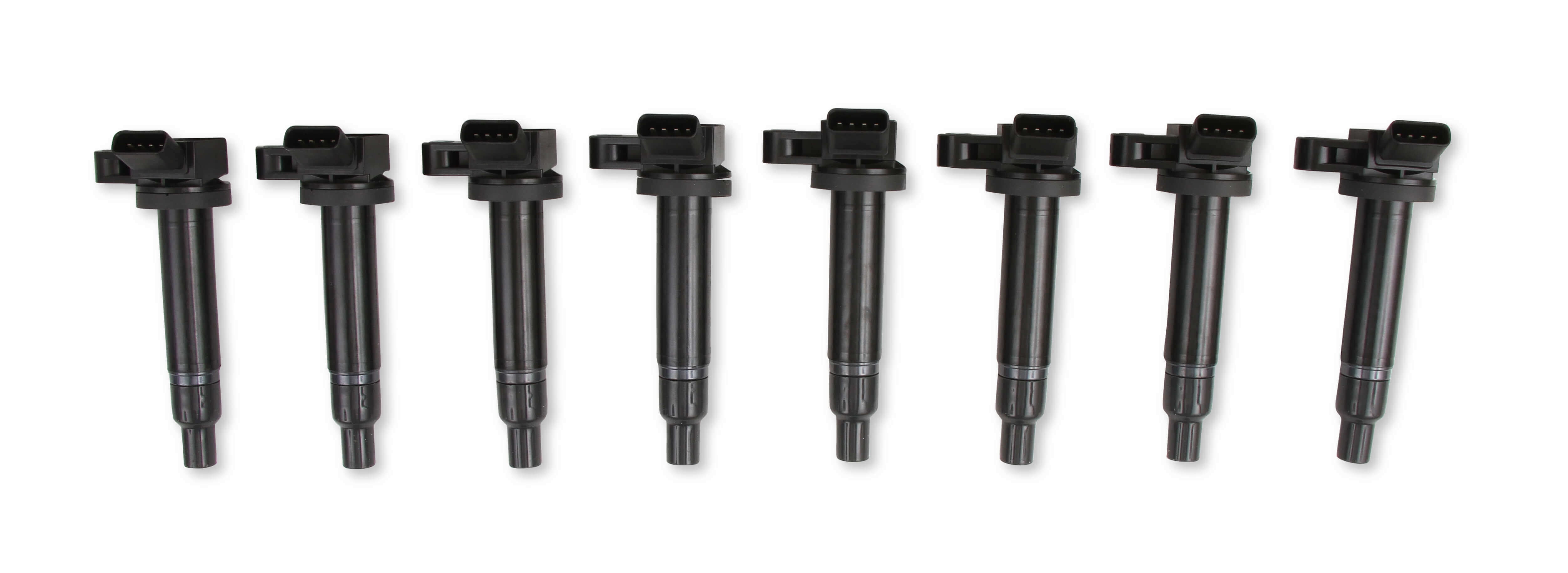 ACCEL 140083K-8 Accel Ignition Coils - 1998-2010 Toyota, 4.7L/Lexus 4.3L, V8 Engines, 8-Pack, Black