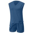 thumbnail image 4 of MuXiKeJi Clothes Womens 2 Piece Short Set Summer Lounge 2026 Travel Vacation Beach Cruise Matching Outfit Ribbed Loungewear, 4 of 6