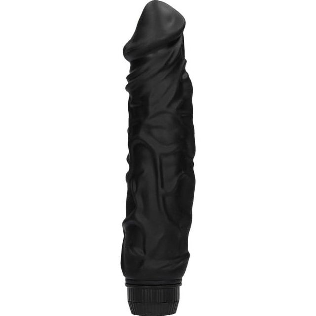 Shots Toys: Vibrador Realista Multivelocidad, 23 cm, Negro Sincero Electrónica