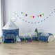 thumbnail image 4 of Tienda de campaña para niños, cápsula espacial, bolsa mongola con cielo estrellado, juguete para bebé, piscina de bolas, casa de juegos, tienda de campaña interior, juego de tiro de tres piezas, 4 of 5