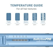 BaBylissPRO Nano Titanium 1 Ultra-Sleek Stainless Steel Styling Iron