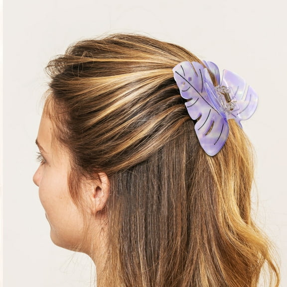 Masteelf Raindrops 3 Pcs Leaf Gripper Medium Hair Clips Hairpin Barrettes for Women Girls Accessories