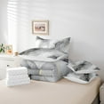 thumbnail image 4 of Black Grey Marble Grain Twin Comforter Set 7 Piece Abstract Tie Dye Marble Bed In A Bag With Sheets For Men Women Gold Fluid Ink Marbling Bedding Set Stone Grain Bed Set, 4 of 5