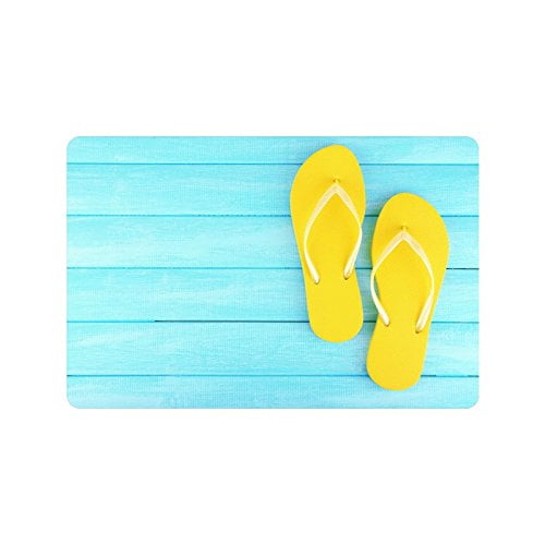 wooden flip flops home decor