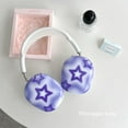 thumbnail image 4 of Cute Cartoon Beautiful Stars Pattern Design Case for AirPods Max Headphones,Soft TPU Skin Anti-Scratch for Women Girls,Cover for AirPods Max (Purple), 4 of 17