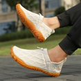 thumbnail image 2 of Non Slip Men's Solid Slip On Casual Shoes With Elastic Strap, Durable Outdoor Workout Jogging Sneakers, 2 of 9