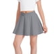 thumbnail image 1 of Niñas Pequeñas Conjuntos Cortos Elásticos de la Cintura Lateral Bolsillo Suelto Sólido Deportivo Skort Verano Casual, Vestido Corto de Verano, 1 of 8