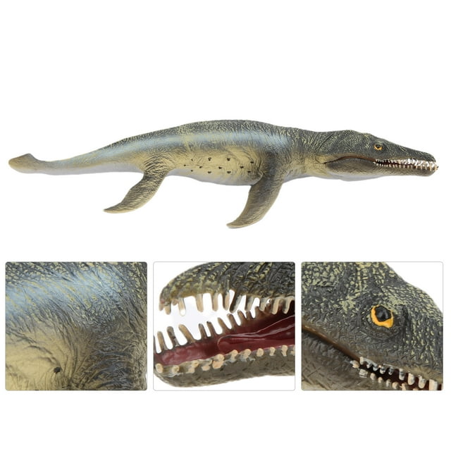 Dinosaur Model Toy, Children Toy , Highly Simulation Exquisite Special Lifelike PVC For Decoration Gift Boy Kids Children Yellow Kronosaurus Dinosaur Model