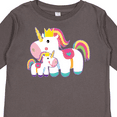 thumbnail image 4 of Inktastic Unicorn Lover Mom Daughter Grandma Grandchild Girls Long Sleeve Toddler T-Shirt, 4 of 5