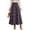 Blue, variant on pwidon Plaid Skirt Women High Waist Wool Tartan A Line Full Flowy Maxi Long Skirt Fall Winter Preppy Elegant Casual S