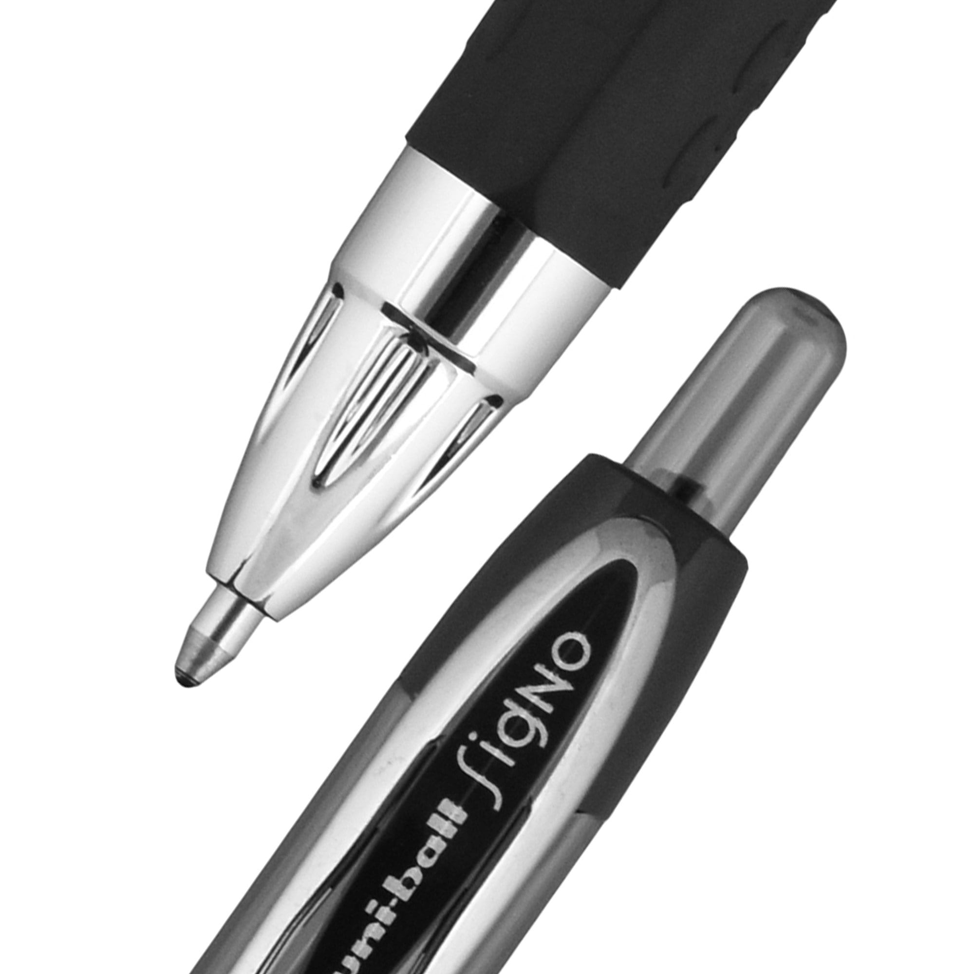 (2 pack) uniball 207 Retractable Gel Pens, Bold Point (1.0mm), Black Ink Gel Pens, 12 Count