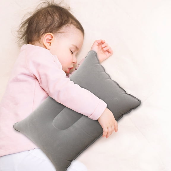 Fnochy Inflatable Pillow, Squared Ultralight Camping Travel Pillow Desk Rest Neck Support for Hiking Backpacking Office