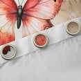 thumbnail image 4 of Feelyou Dreamy Butterfly Women Curtains Pack of 2 (42x84 Each), Watercolor Flower Botanical Curtains Blackout, Vintage Fashion Bedroom Curtains, Window Curtains Bedroom Decor, 4 of 6