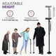 thumbnail image 4 of Bastón Allay para hombre y mujer: plegable, ajustable y plegable para personas mayores, con equilibrio, de pie, punta pivotante, resistente, con bolsa de viaje | Bastones para personas mayores - Negro, 4 of 5