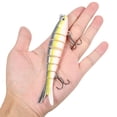 thumbnail image 4 of Cebos TARUOR 140mm Multi articulado Swimbait realista 8 segmentos pesca Swimbait Minnow señuelos art Taruor Cebos, 4 of 7