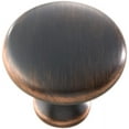 thumbnail image 3 of Hickory Hardware Round Cabinet Knob 1-1/8 in. D 1 in. Satin Nickel 10 pk, 3 of 3