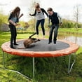 thumbnail image 2 of AOTOB 15FT Trampoline Safety Pad - Universal Replacement Spring Cover, Water-Resistant, Edge Protection (Orange), 2 of 7