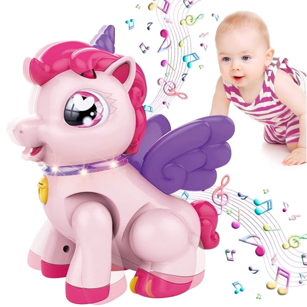 Baby Toys for 1 Year Old Girls, Musical Crawling Learning Toy for Toddlers 1-3 Girls, Baby Toys 0-6-12-24 Months, Gifts Toddler Toys 1-3 for Girls and Boys