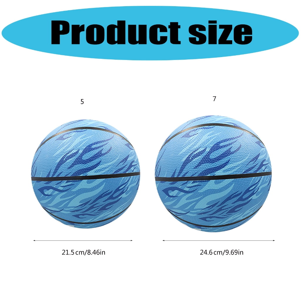 YongCo Rubber Basketball Waterproofs Training Ball Fine Stitching Kids Basketball