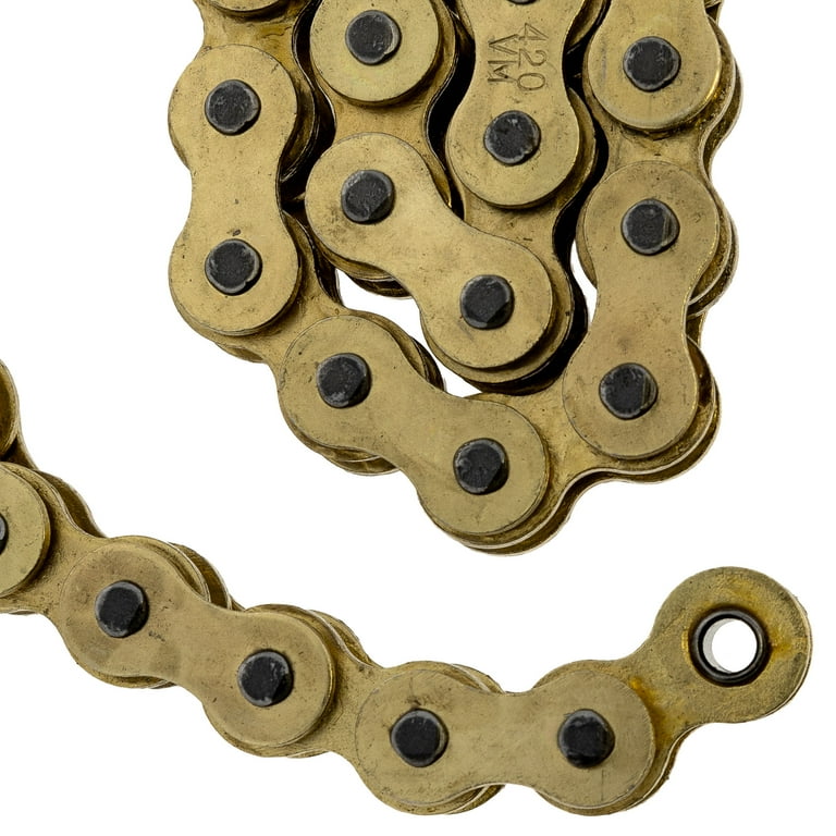 Niche Gold 420 X-Ring Chain 108 Links With Master Link Motorcycle