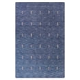 thumbnail image 2 of Rugsotic Carpets Hand Knotted Wool Area Rug 3'x5' Blue Contemporary Rectangle Indoor Rug for Living Room, Bedroom Antimicrobial L00501, 2 of 6