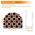 thumbnail image 4 of Yayeee Napkin Holder for Table Set of 2 Kitchen Paper Tissue Organization, Checkered Stars Pattern, 4 of 8