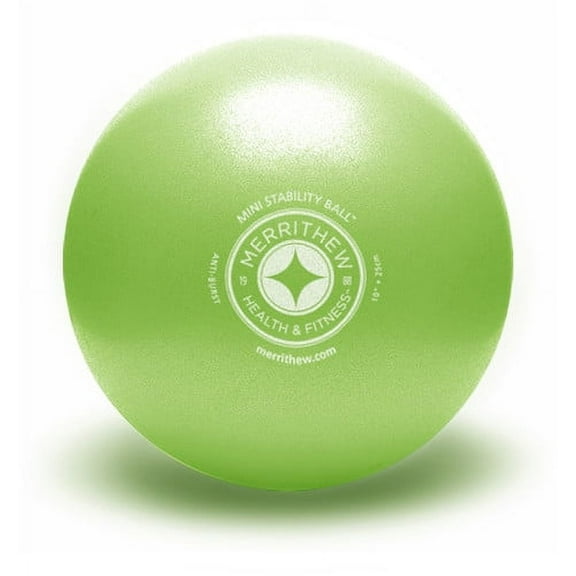 Stott Pilates Mini Stability Ball, Medium, 10 inch / 25 cm Green