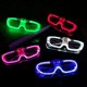 thumbnail image 2 of Gafas LED Zloveleexr para Fiestas en 5 Colores Neón que Brillan en la Oscuridad, 2 of 3
