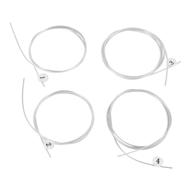 Accesorio de cuerda para ukelele juego de cuerdas para ukelele transparente nailon de 4 piezas fácil de instalar para reemplazo ANGGREK Otros