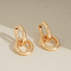 thumbnail image 2 of Aretes Xtellar dorado Pendientes Dorados 18k Aros O De Plata 925, 2 of 4