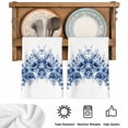 thumbnail image 5 of Blue Blooms Floral Kitchen Towels Set of 3, Farmhouse Spring Flowers Botanical Absorbent Dish Towels for Kitchen, Microfiber Hand Towel, Quick Drying Tea Towel for Cleaning Decorative Dishcloths, 5 of 7
