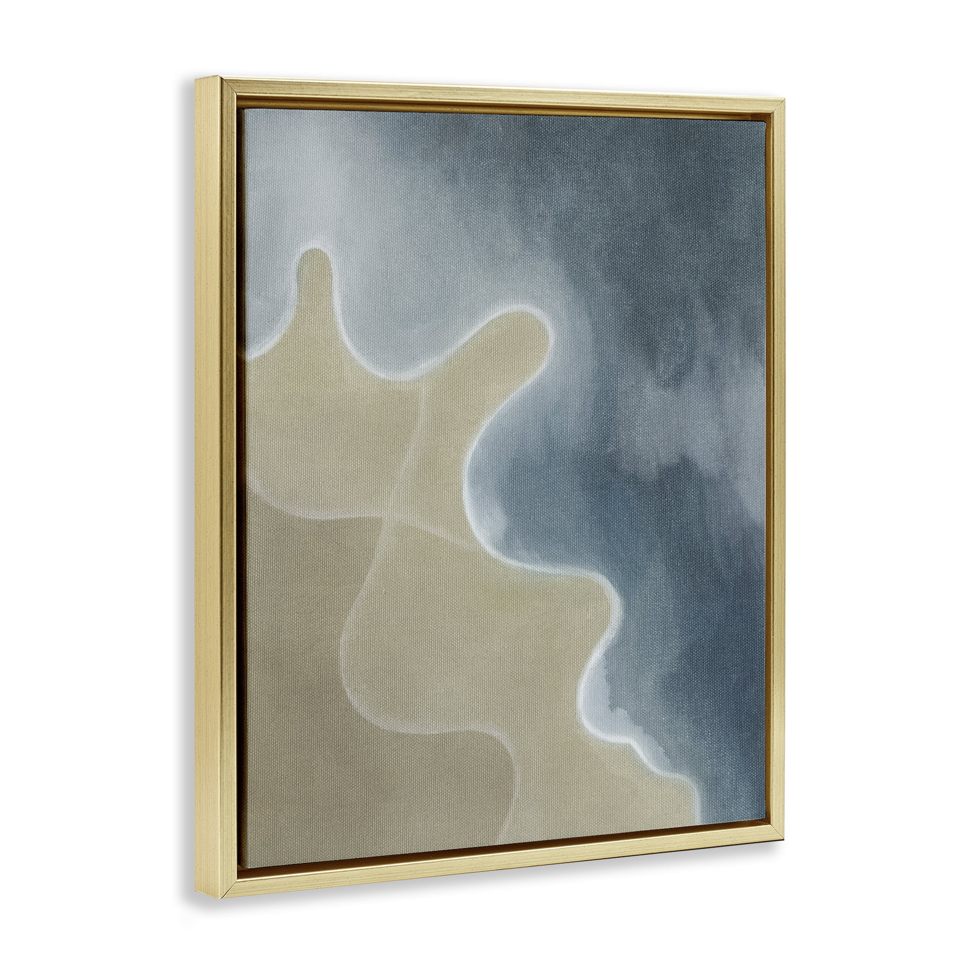 Stupell Industries Turning The Tides Contour Gold Framed Floater Canvas Wall Art, design by Grace Popp